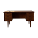 Vintage double-sided Danish teak desk