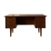 Vintage double-sided Danish teak desk