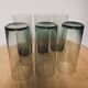 Set of 6 smoked water glasses