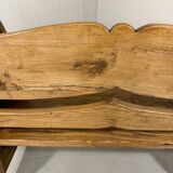 Antique oak bench in Biedemeier style 1860-1900