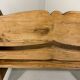 Antique oak bench in Biedemeier style 1860-1900