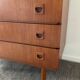 Scandinavian chest of drawers from the 60s in teak