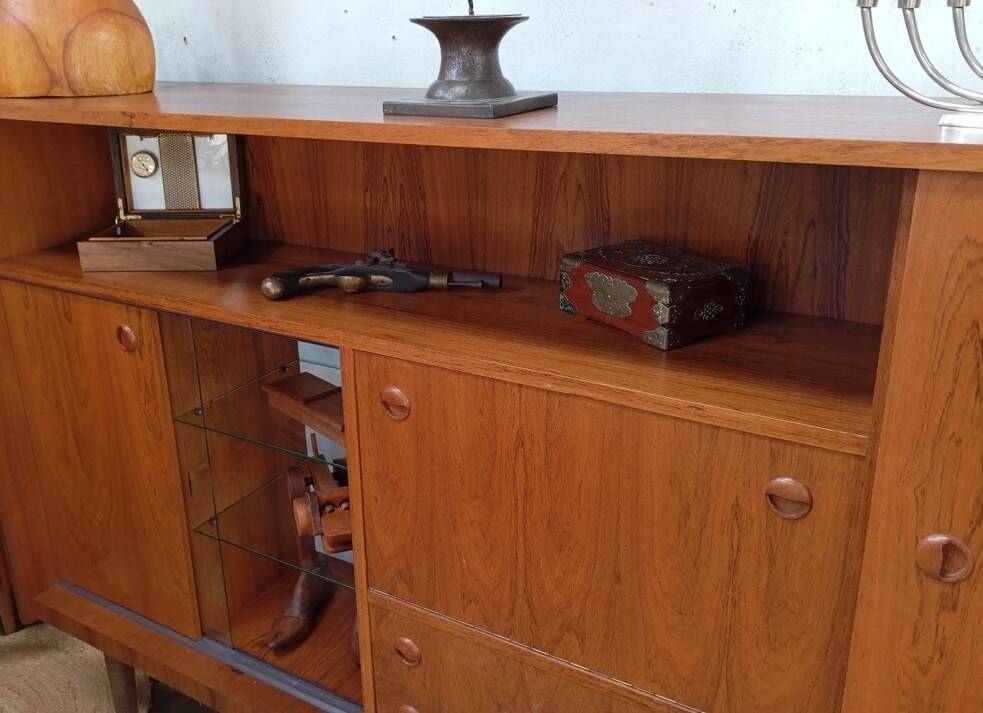 Scandinavian teak sideboard LB 60s