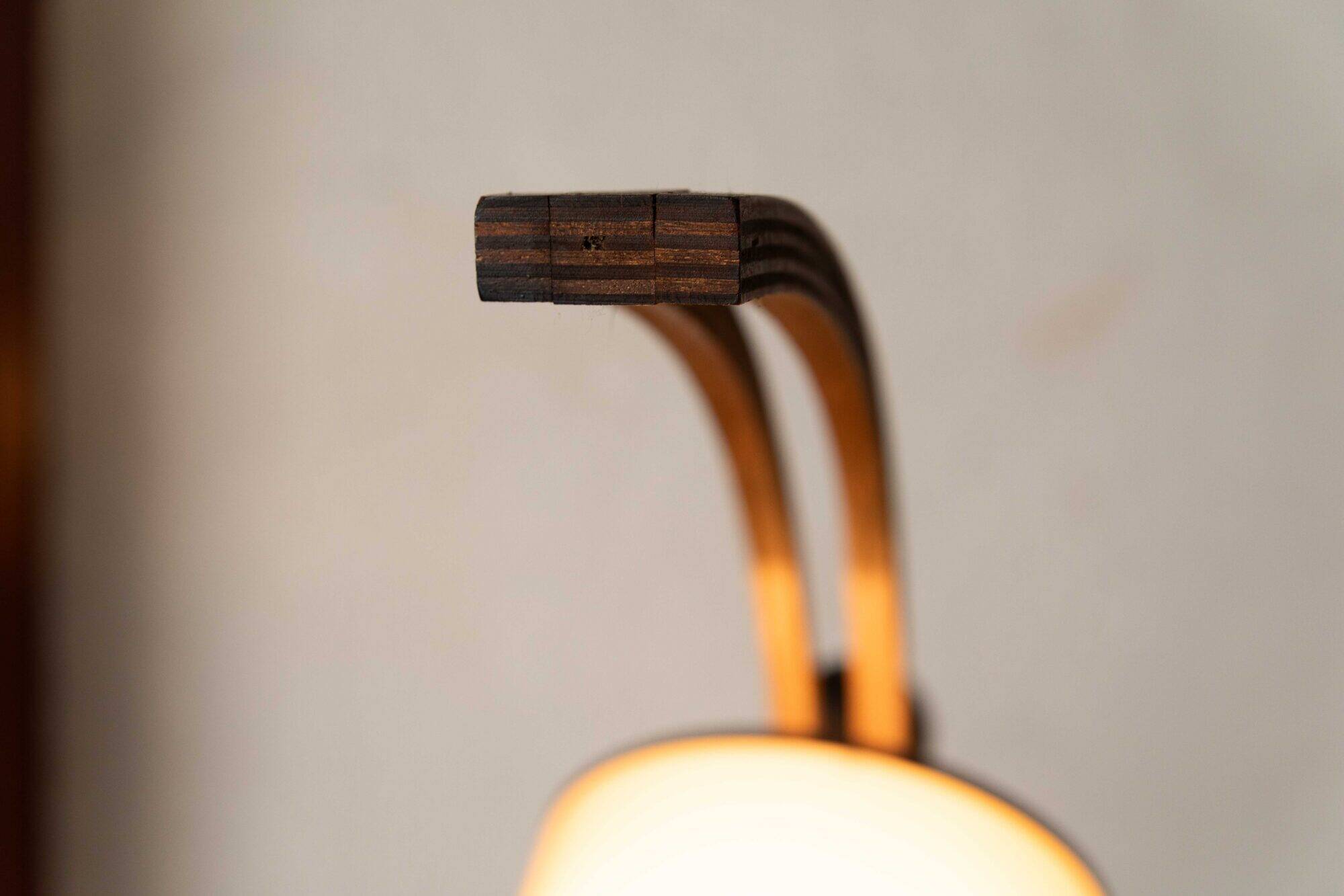 Art Deco arched floor lamp