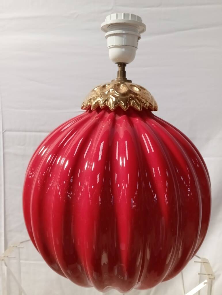 Large Kostka ceramic lamp