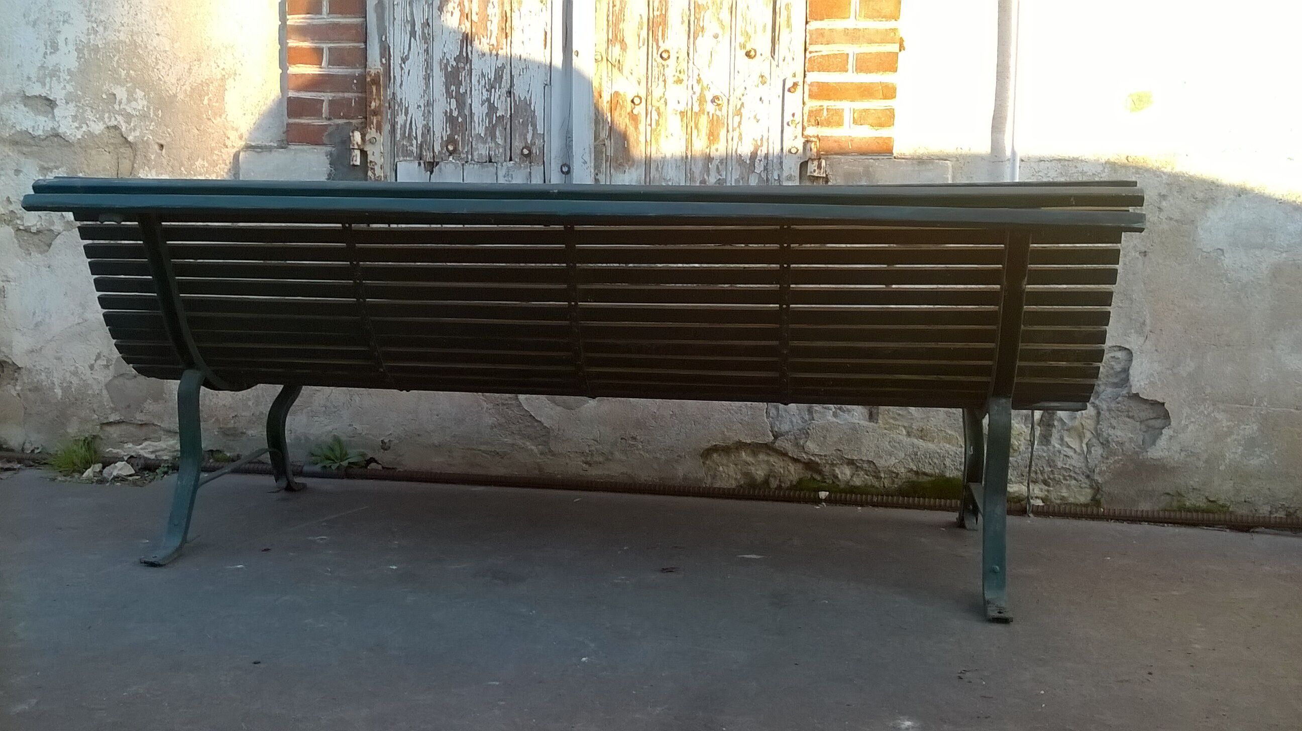 Old garden bench