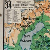 Old school map 34bis ed. Vidal-Lablache / USSR and Finland