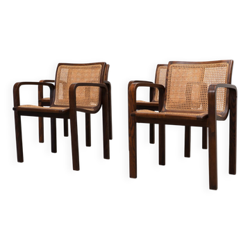 Ensemble de quatre fauteuils par Olivo Pietro