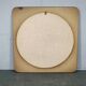 1970s Italian Space Age Smoked Glass and Circular Wall Mirror