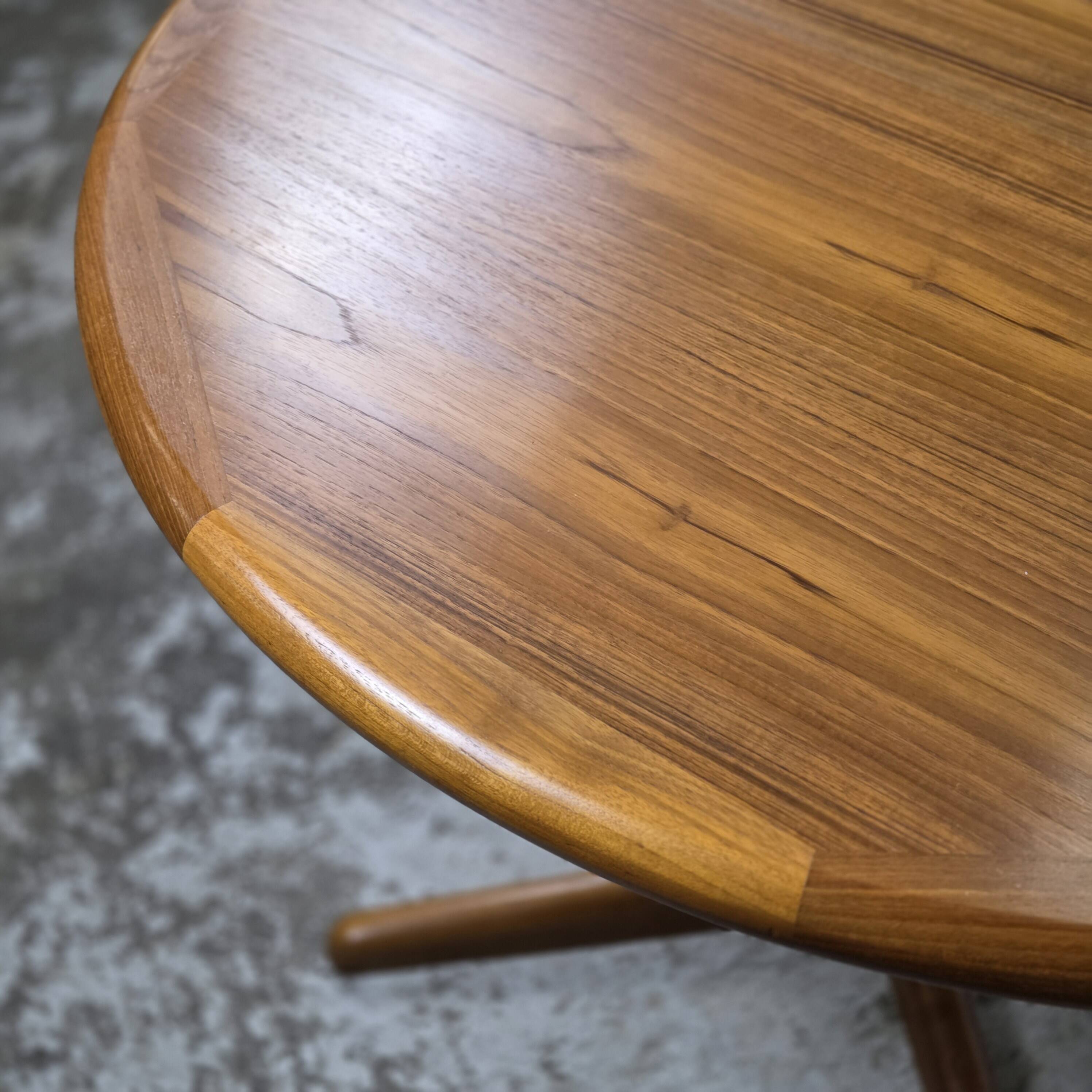 Table extensible danoise vintage des années 1960 de Korup Stolefabrik