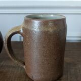 Pair of stoneware mugs