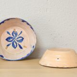 Antique Handmade Terracotta Ceramic Lebrillos Bowls Fajalauza, Granada Spain XIX