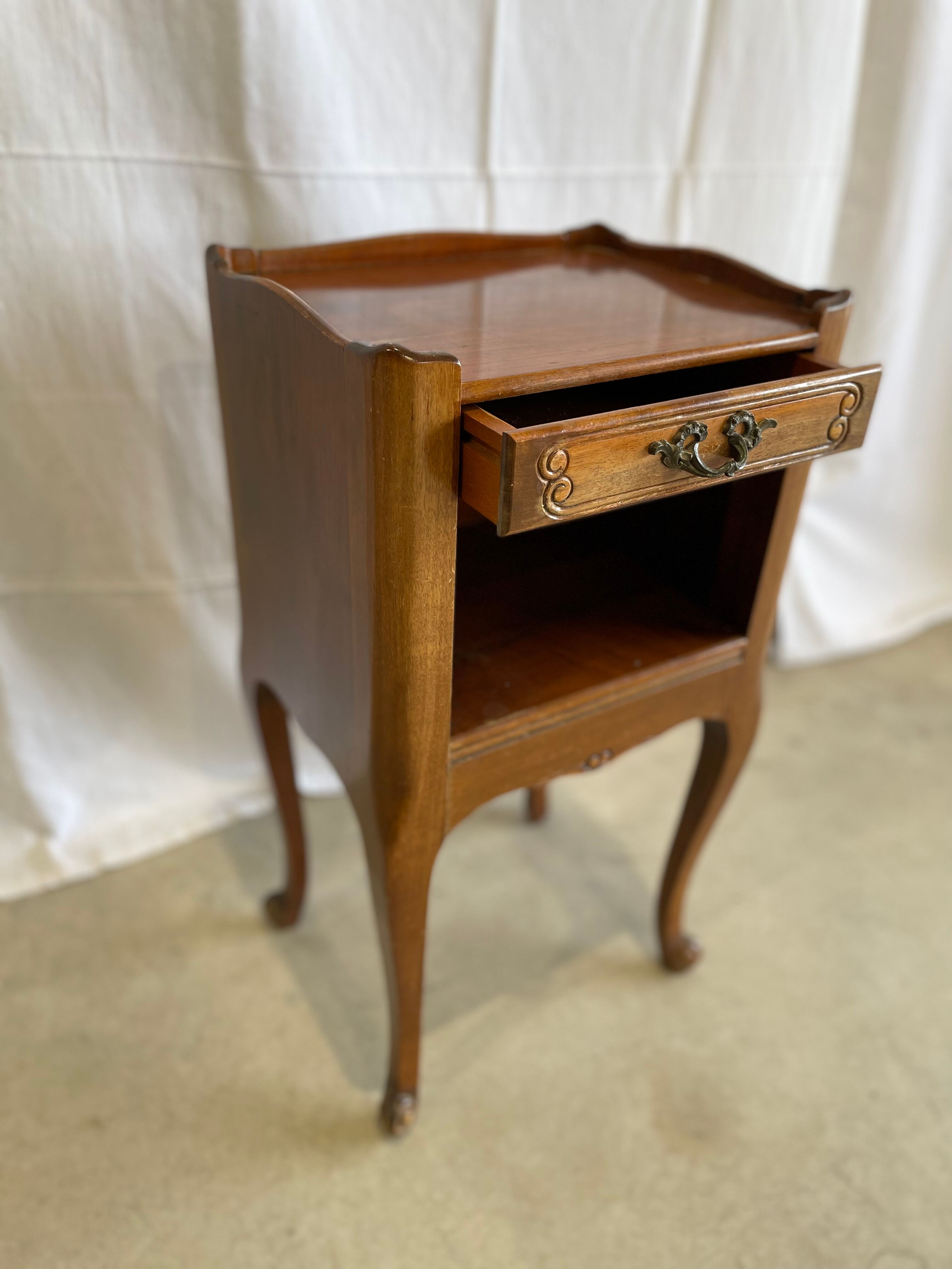Louis XV style bedside table