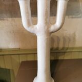 Large white ceramic candlestick Morocco