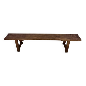 banc en orme massif Longueur