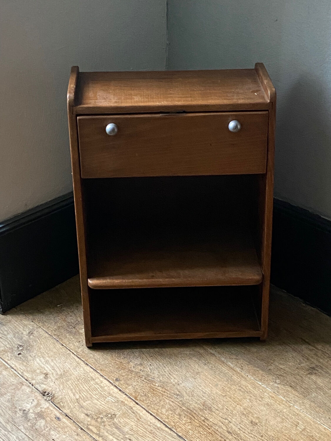 Scandinavian side furniture, vintage sofa end, design bedside table