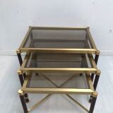 Brass nesting tables from the 60s/70s
