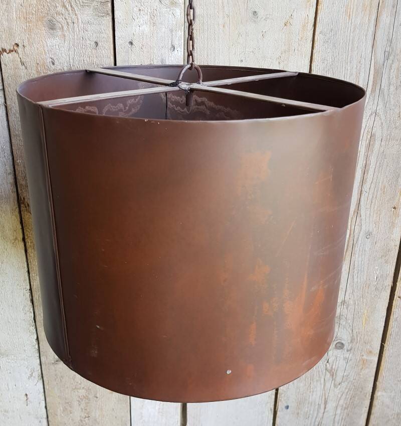 Suspension country avec patine rouille