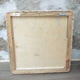 Braided ring mirror 40x40cm