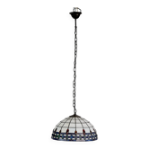 Tiffany-style stained glass pendant lamp