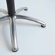 Vintage 1980s leather swivel office chair