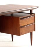 Hulmefa Pro-Pos executive desk - dutch mid century modern design in teak
