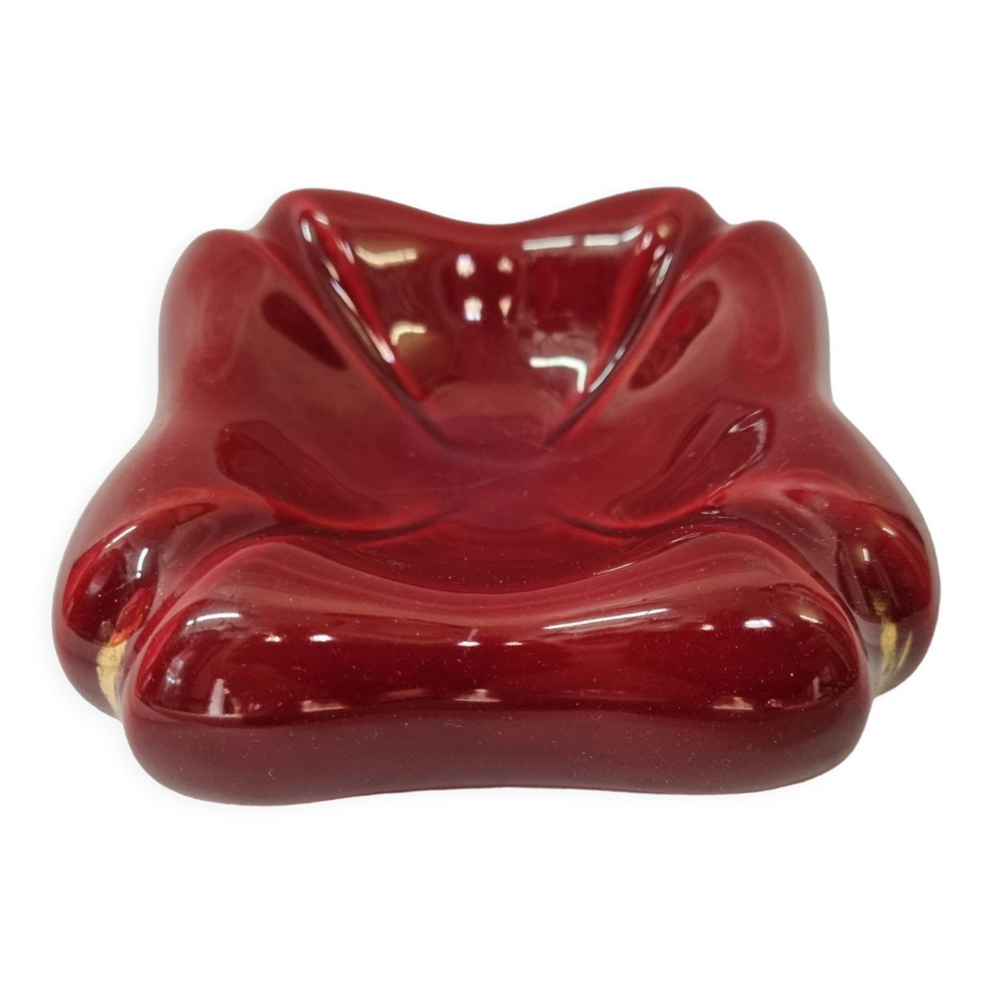 St Clément earthenware ashtray from 1950