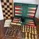 Backgammon and chess game set
