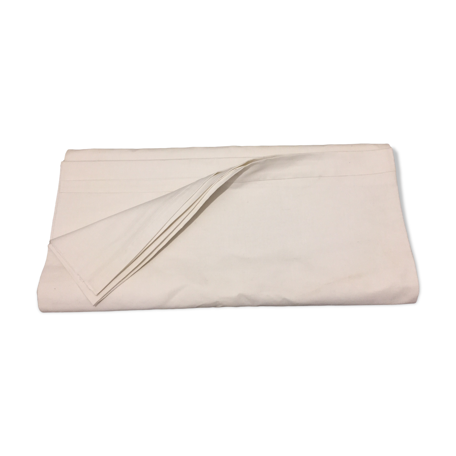 Sheet metis linen/cotton canvas of Gérardmer 220 x 310 cm new