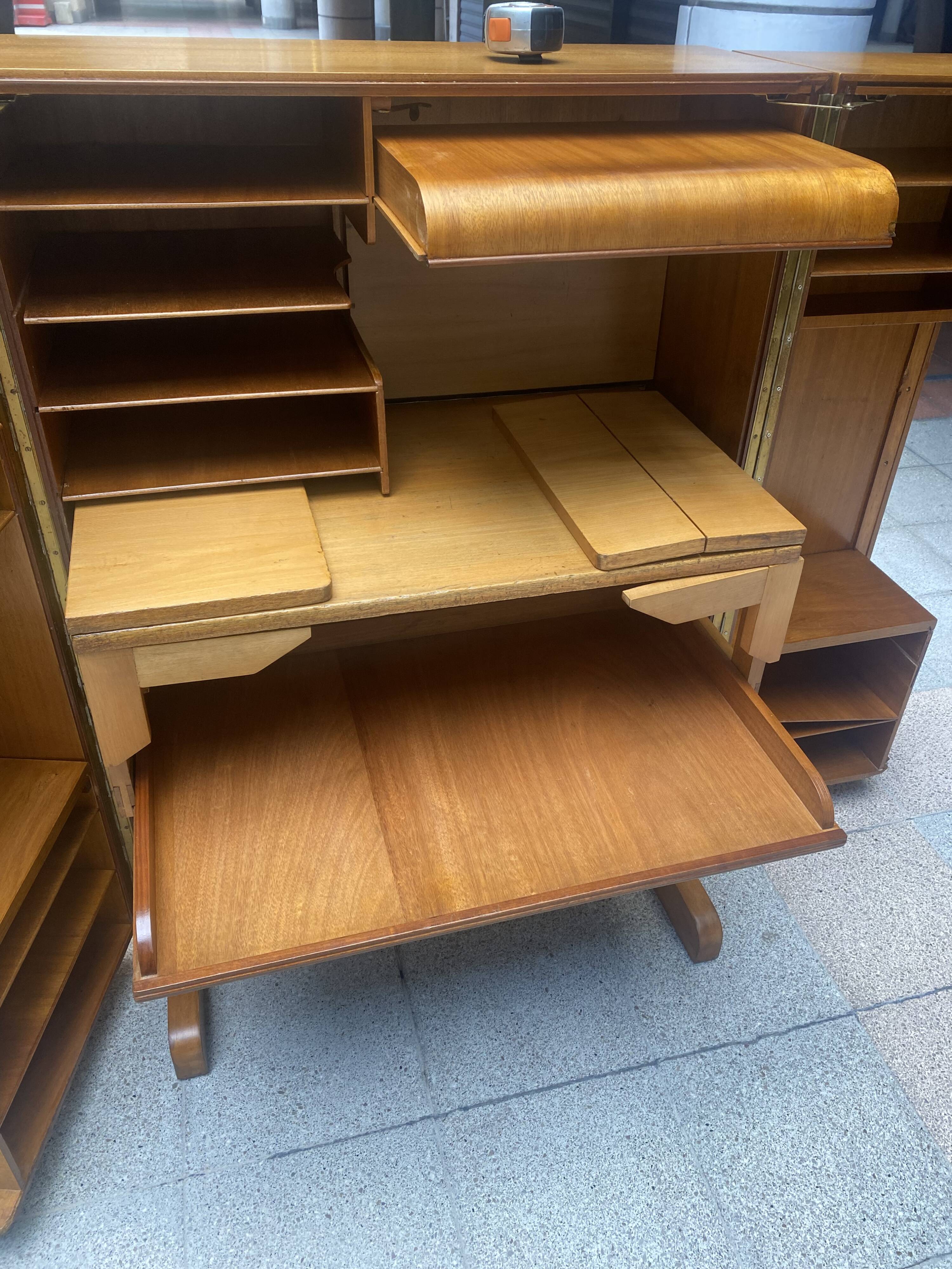 Mahogany cabin desk - 1930s/40s