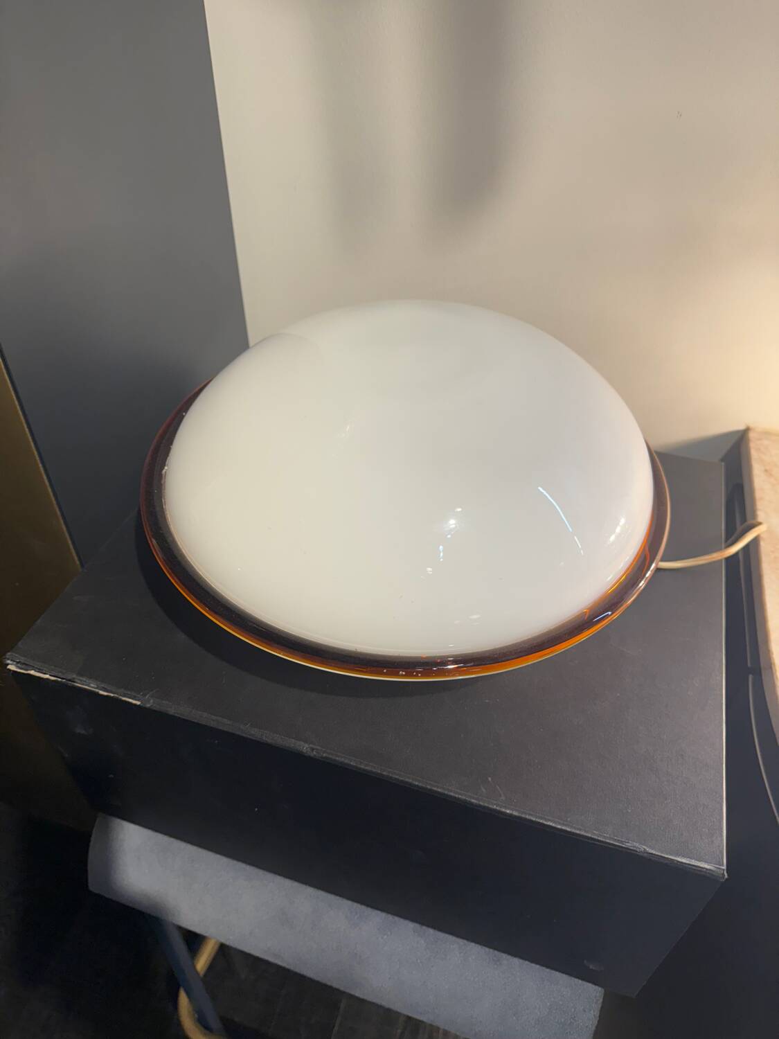 Pair of Leucos “Ronda” wall lights from the 70s