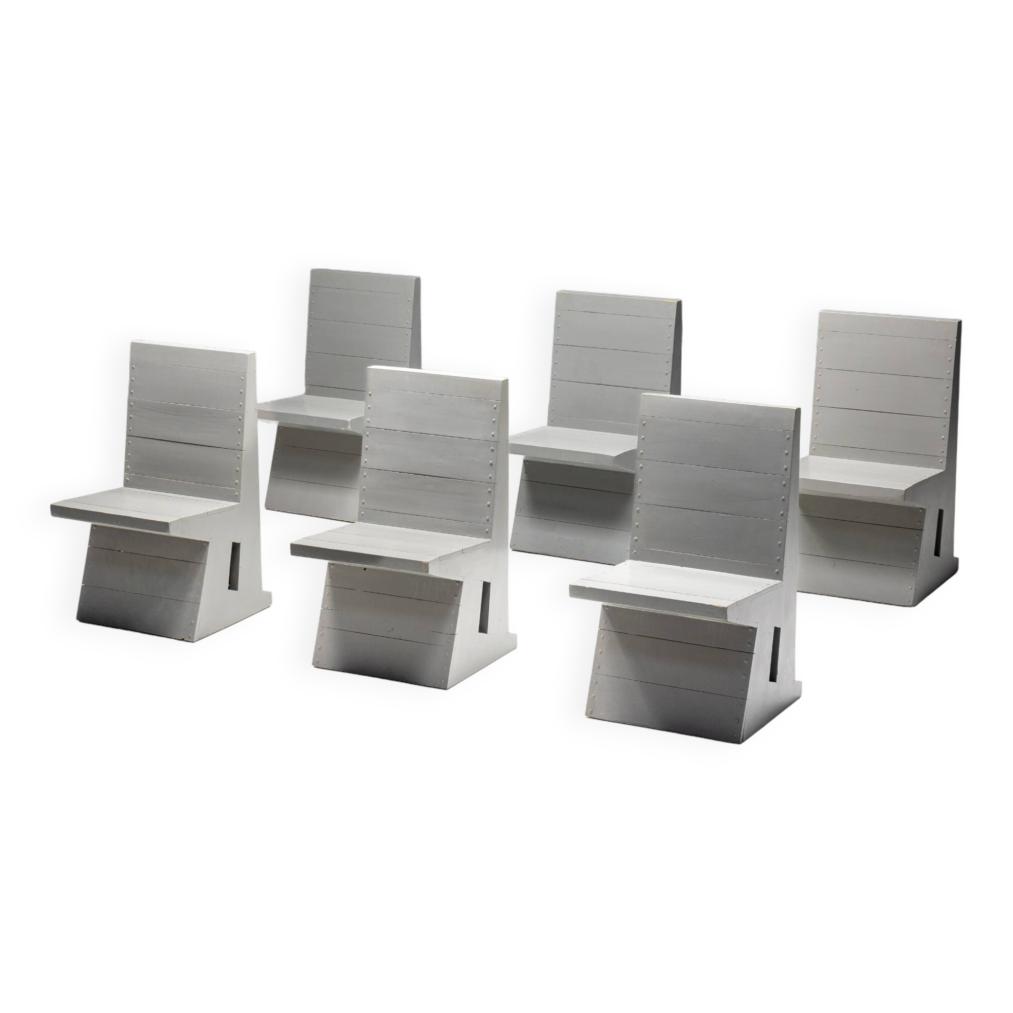 Dining Chairs by Dom Hans van der Laan, Netherlands, 1960s