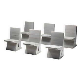 Chaises de salle à manger par Dom Hans van der Laan, Pays-Bas, 1960