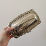 Metal butter dish