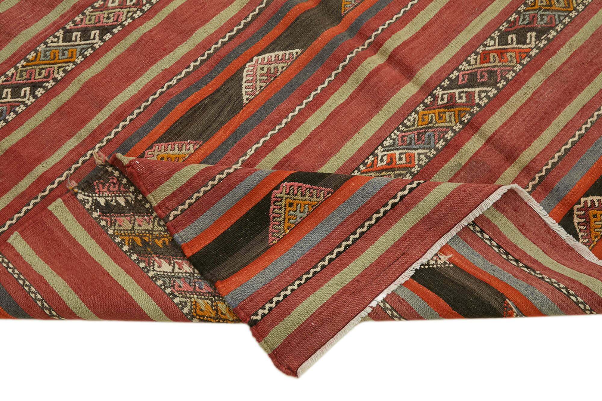 Turkish Handmade Vintage Anatolian Kilim 167 cm x 292 cm