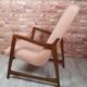 Fauteuil rénové, type 364, conçu par Barbara Fenrych-Węcławska, Pologne, années 1950