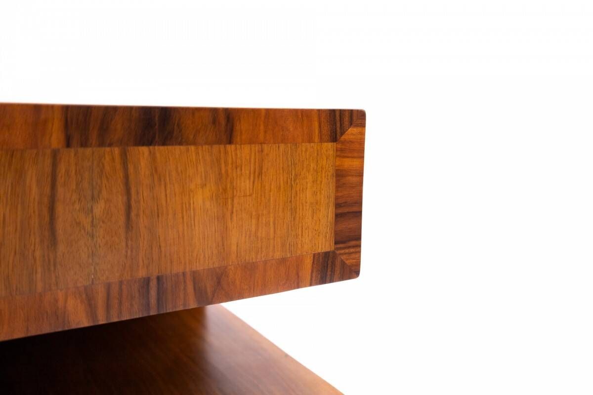 Art Deco-style sideboard, perfect as a TV stand, Poland, 1950s. Restored.