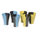 6 Vallauris cups