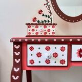 Hand painted dressing table