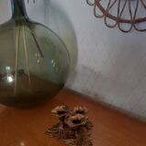 Bougeoir fleur en laiton