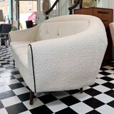 Mid Century Modern 1960’s Boucle Sofa Bed by Greaves and Thomas