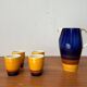 Cruche en céramique 507 avec tasses de Stützel & Sachs Aalen Keramik, années 1960, ensemble de 5