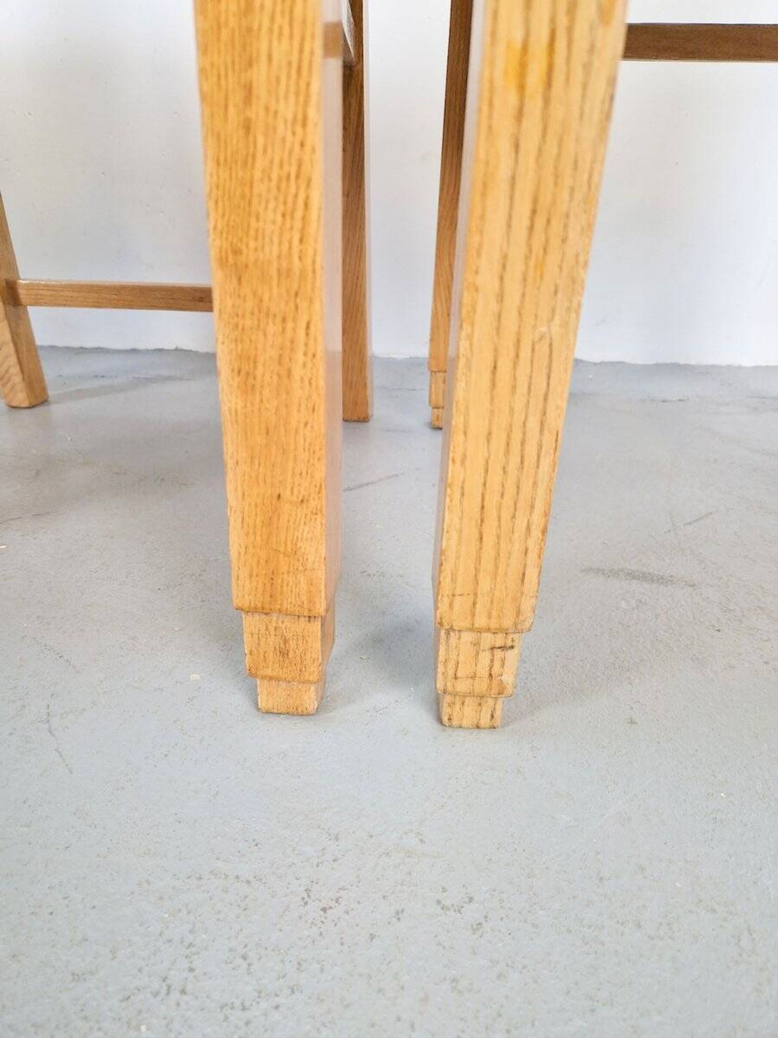 Chaises de salle à manger Arts et Métiers, années 1930, ensemble de 4