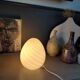 Lampe egg spirale en verre de Murano