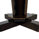 Art Deco side table plant table set of two design oak