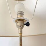 Vintage brass and bronze tripod floor lamp