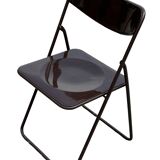 Vintage Ted Folding chairs Niels Gammelgaard for Ikea - Set of four - in Dark Brown