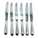 Ercuis 6 spoons dessert model sully silver metal