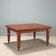Table extensible ancienne en acajou avec mécanisme à manivelle, Royaume-Uni
