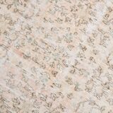 5x12 Pastel Beige Pink Turkish Vintage Area Rug, 160x375Cm